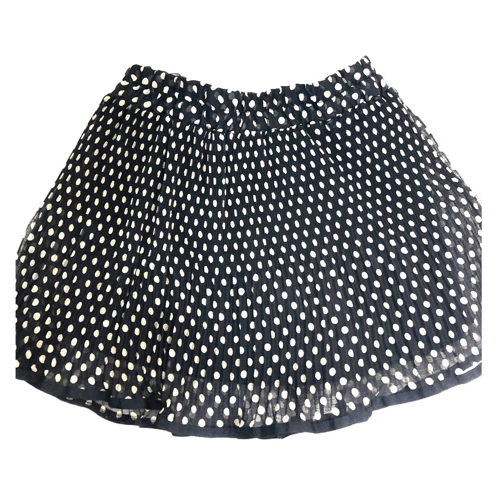 F21 Black and gold mini skirt